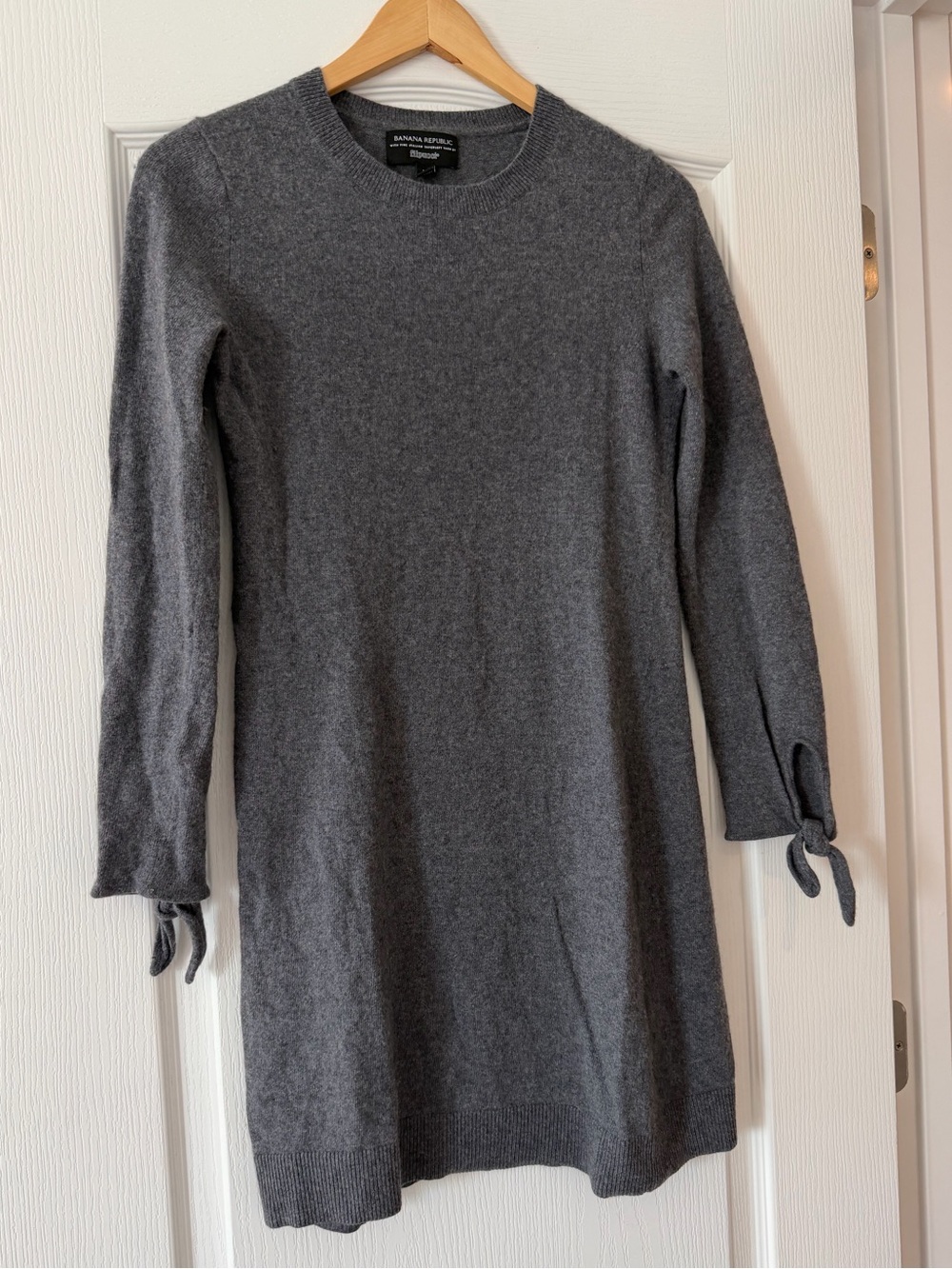 Banana Republic women sweater dress merino wool cashmere size XS